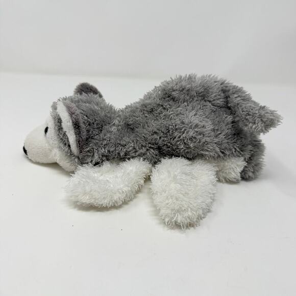 Caltoy Gray White Husky Wolf Dog Glove Hand Puppet Plush Toy Preschool Teacher - Picture 5 of 12